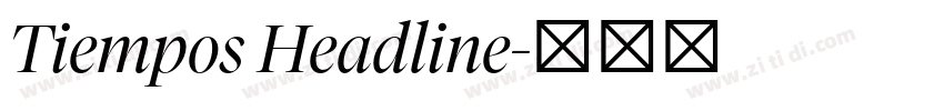 Tiempos Headline字体转换